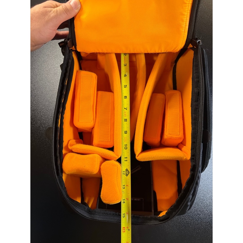 Case Logic SLRC-206 Professional SLR Camera Backpack Orange Interior / Dividers - Picture 2 of 16